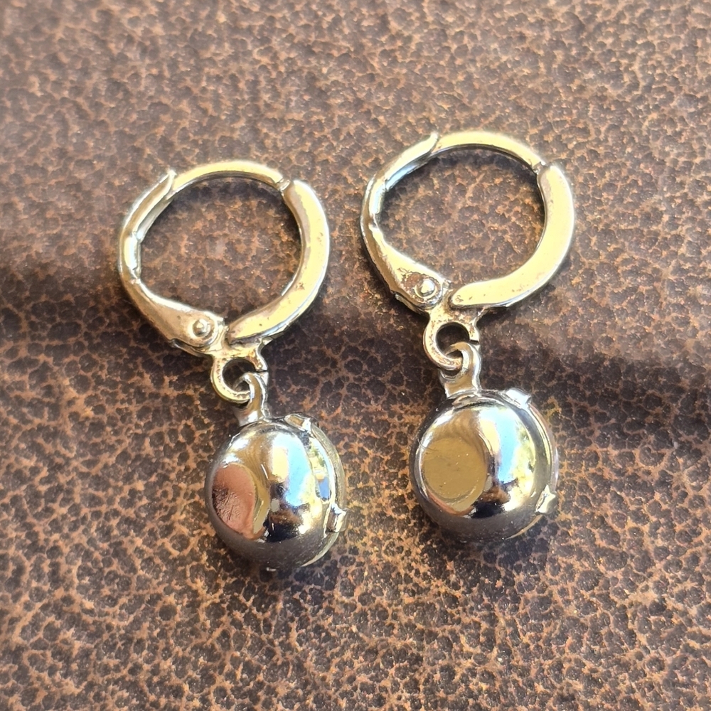 Vintage Swavorski AB Aurora Borealis rivoli-cut 925 sterling silver - Picture 5 of 17